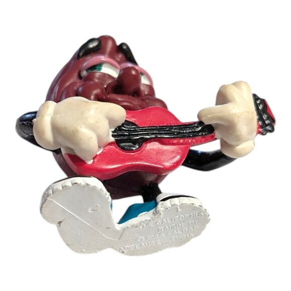 Vtg 1988 California Raisins "Red Guitar Player" PVC Figure - Picture 6 of 7